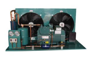 Quality Low Noise Semi Hermetic Condensing Unit Screw Compressor Optimum Economiser Operation wholesale