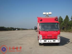 Quality ISUZU Chassis Three Seats Gas Supply Fire Truck with 15KW Air Compressor wholesale