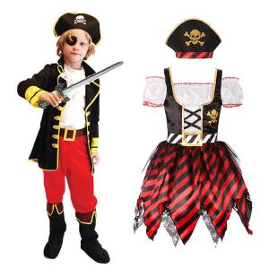 Quality Children's Day Show Costume Pirate Dress Costume for Halloween Theme Carnival Party wholesale