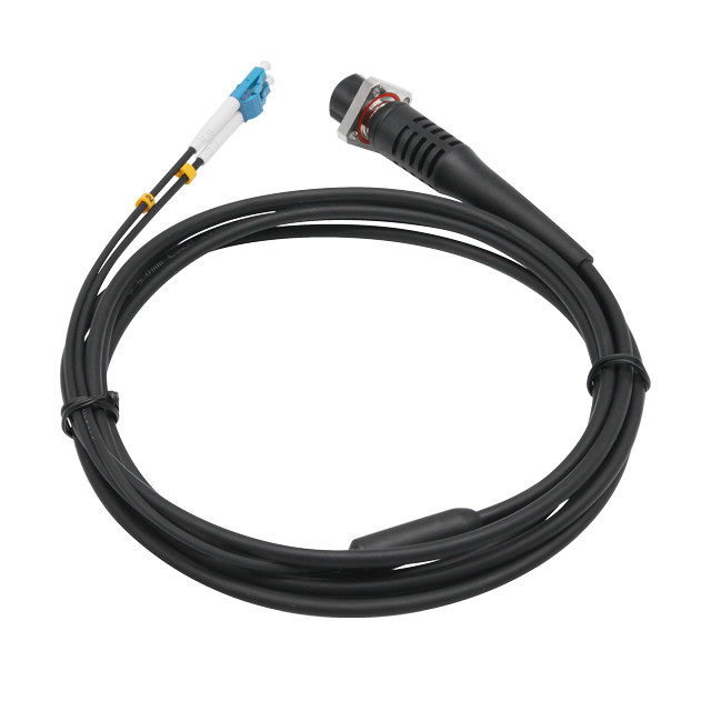 ODC Female LC/UPC Waterproof Connector Outdoor Armored Fiber Optic Armored Cable