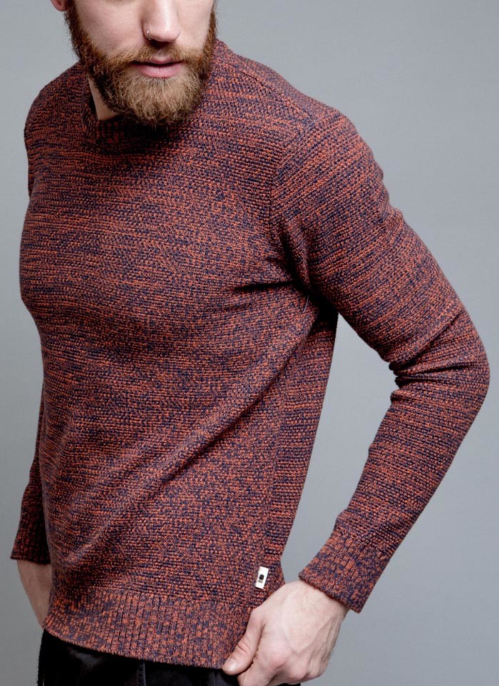 Adult Easy Crochet Pullover Sweater , Marl Texture Lightweight Pullover Sweater