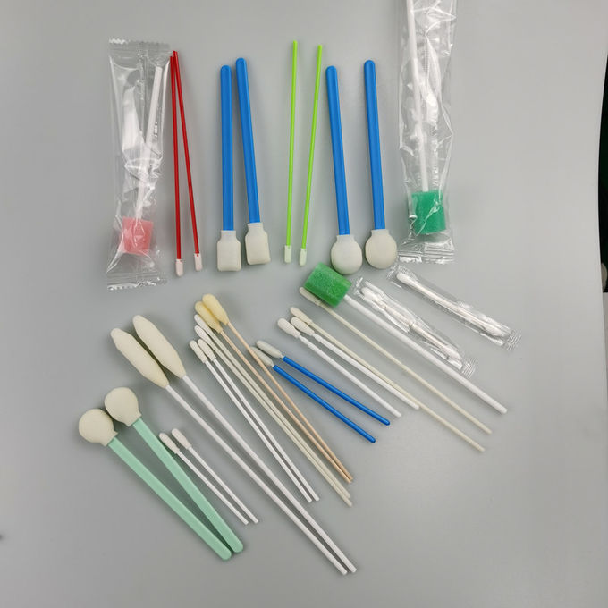 PS Stick Foam Head Disposable Sterile Swab For Sample Collection