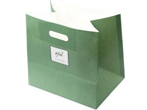 Quality Custom Promotional Flat Bottom Paper Bags Champion Printing Die Cutting Handles wholesale