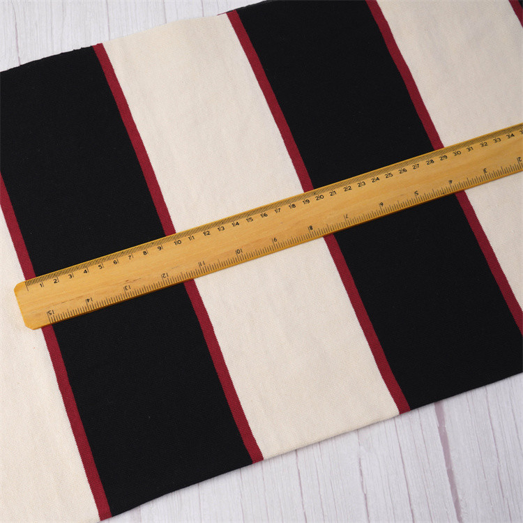 Comfortable And Healthy Skin-Friendly Striped Knit Fabric For Casual Wear