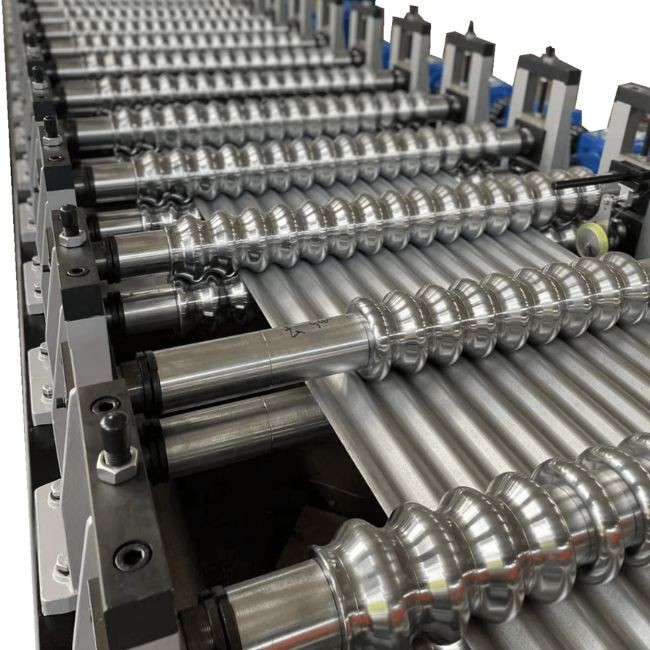 Colored Galvanized Corrugated Roof Panel Roll Forming Machine Glazed Steel Tile Roll Forming Machine