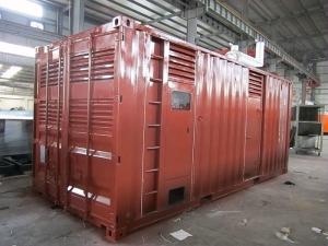 Quality Water Cooled Container Diesel Generator 750KVA Stamford Alternator wholesale