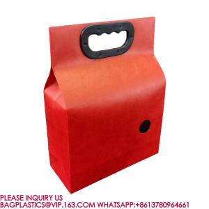 Quality Recyclable Kraft Custom Design Rice Packaging Bags For 2 Kg 5kg Empty Rice Bags For Sale wholesale