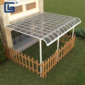 Quality Sunproof Aluminum Awning Canopy Modern Patio Covers 300mm Panel wholesale