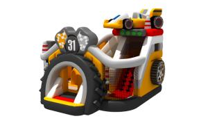 Quality EN14960 Inflatable Combos Racing Theme PVC Inflatable Jump Playhouse wholesale