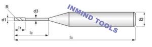 Quality High Hardness Radius Milling Cutter , CNC End Mill For Stainless Steel wholesale
