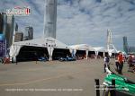 8m 10m White PVC Membrane Aluminum Sports Tents For Formula E Events