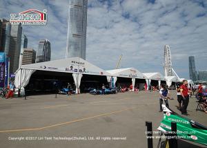 Quality 8m 10m White PVC Membrane Aluminum Sports Tents For Formula E Events wholesale