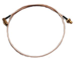 Quality RG174 Cables RF Coaxial Cable Assembly Right Angle Male To Straight Female Sma Cable Assembly wholesale