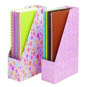 Quality luxury binder gift box custom file folder packaging paper box stationary box wholesale
