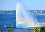Super Shocking Outdoor Led Pond Fountain , Dancing Pool Fountain 100m Super High