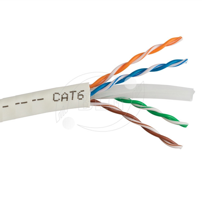 Copper UTP Standard Ethernet LAN Cable 250MHz Network Cat 6 AWG23 Cross Separator Filler