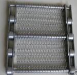 Stainless Steel Metal Chain Conveyor Belt Mesh Sprocket Driven