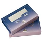 Cosmetic Clamshell 600g Rigid Magnetic Box Packaging With Mirror