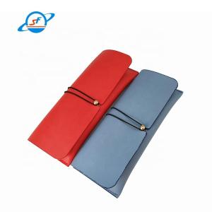 Quality Exquisite Soft Leather Eyeglasses Cases Personalised Sunglasses Case 180mm Length wholesale