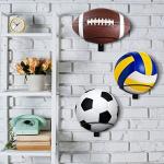 Carbon steel Metal Ball Holder Wall Mount for Basketball Football Volleyball