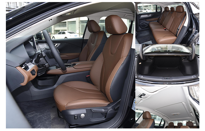 Luxury Pure Electric Vehicle Hong Qi E-QM5 Midsize New Energy Car