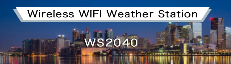 Supported Outdoor Solar Weather Station With WIFI Temperature And Humidity Sensor