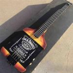4 String Jack Daniels Electric Bass Guitar Set Neck Body Mahogany Body Rosewood