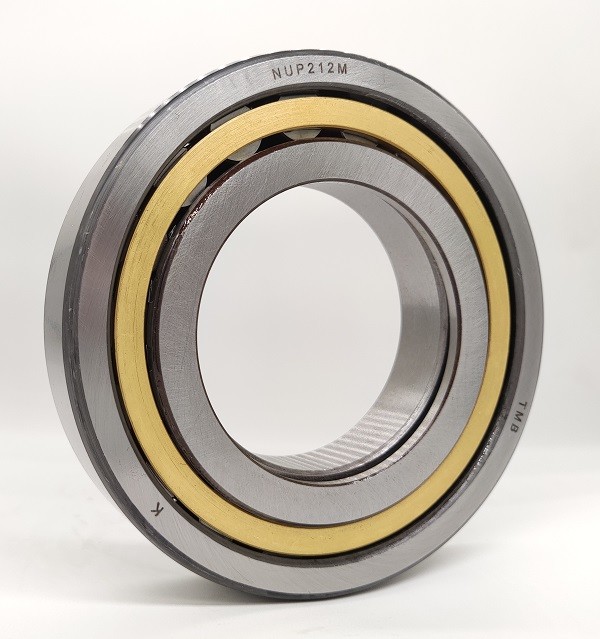 NUP212M Ceramic Cylindrical Bearing Rollers With Copper Cage