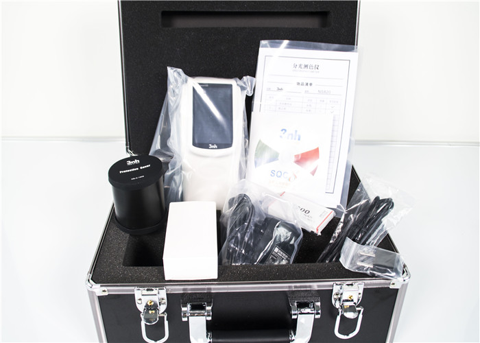 NS800 Hand-held Color Matching Spectrophotometer , for cosmetics cleansing cream hair dye