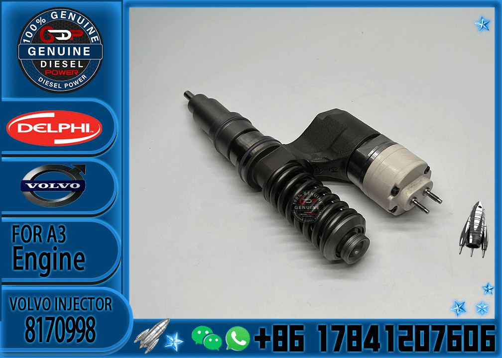 Diesel Common Rail Injector 3169521 8113837 BEBE4B15001 BEBE4B15003 SE501956 BEBE4B12003 8113411 8170998 for VOL