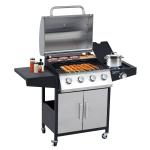 Customized Logo Acceptable 4 1 Stainless Steel Grill Propane BBQ Gas Grill for