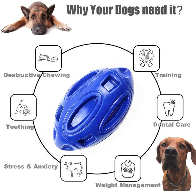 Dogs Squeaky Dog Foot Ball Toy Indestructible Dog Toy for Small Medium