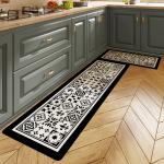 Interlocking Bathroom and Kitchen Floor Mats with Waterproof Polyester Fiber
