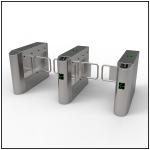 Optical Swing RFID Card Turnstile Elegant Speed lane Fingerprint Reader