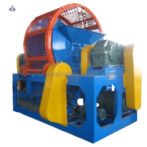 Quality Rubber Granules Recycle Waste Tire Shredder 1000-1500kg/H wholesale