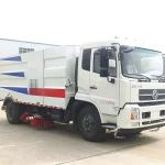 210hp 12cbm Road Sweeping Truck , Small Street Cleaner Truck Euro 2 4x2