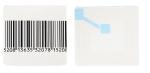 Barcode Coated Paper 8.2mhz RF EAS Security Labels Stickers Anti Theft