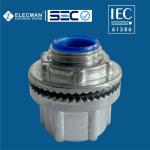 IEC 61386 Zinc Rigid Water Tight Conduit Hub With Insulated Throat