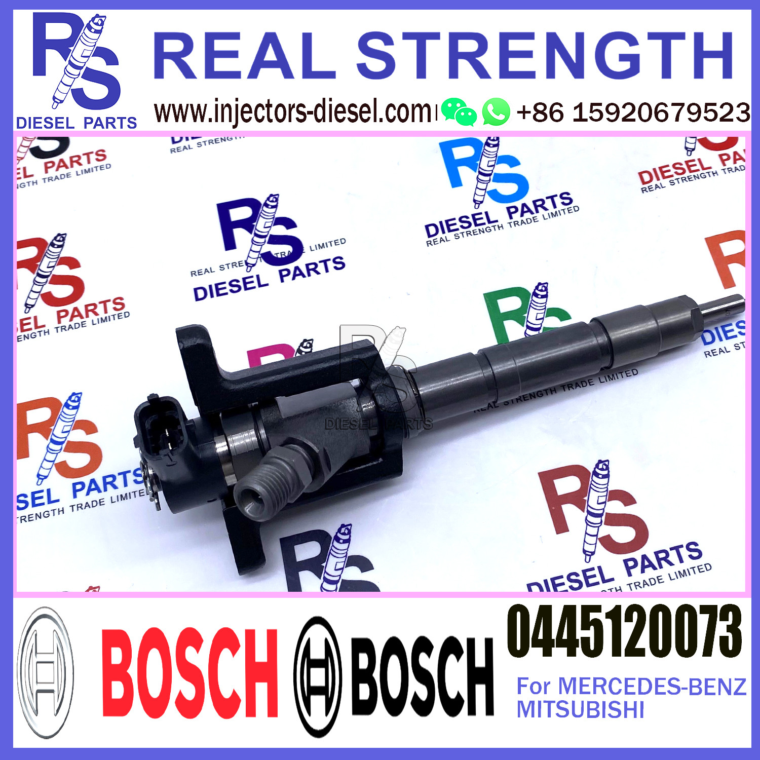 Diesel inyectores common rail fuel Injector 0445120073 0986435550 ME194299 for MITSUBISHI Mercedes-benz