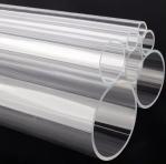 Transparent PMMA Bar Acrylic Extruded Clear Tube Florescent Polished And Solid