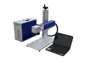 Quality Plastic Bottle Food Case Compact Laser Engraver / Fiber Laser Engraving Machine wholesale