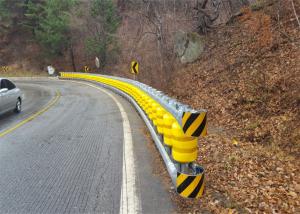 Quality High Speed Guardrail Rotating Safety Road Barriers Anti Collision EVA Material wholesale
