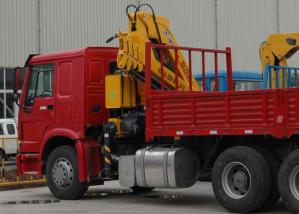 Quality Durable XCMG Knuckle Boom Truck Mounted Crane , Cargo Crane Truck wholesale