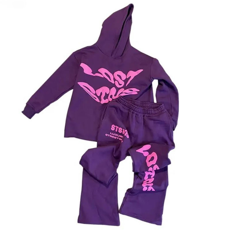High Quality Mens 2 PCS Set Tracksuit Custom Logo Joggers Tracksuits Sport Training Wear Track Suit