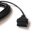 RoHS Compliant Automotive OBD 16 Pin Male And Female Connector OEM Color Popular
