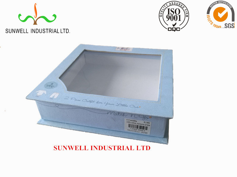 Magnetic Closure Handmade Apparel Gift Boxes With Ribbon Tape Handle
