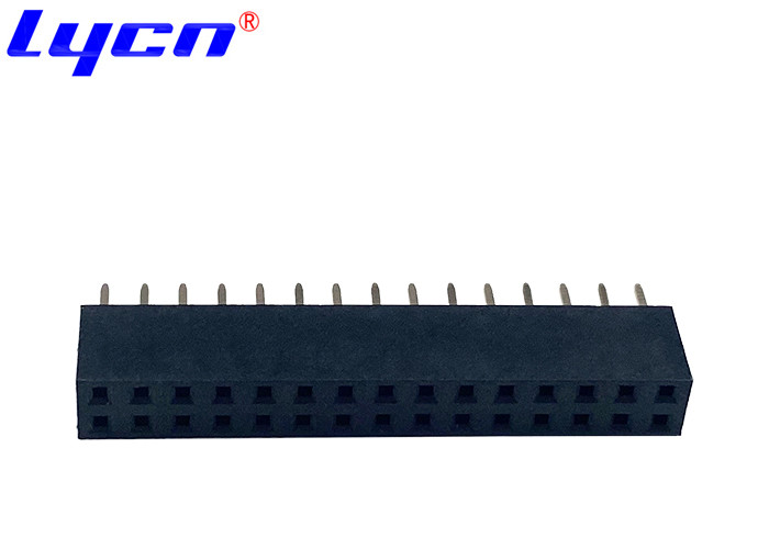 2.00 mm Female Through Hole Pin Header Connector Dual Row LCP Material