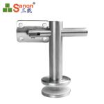 Side Mount Stainless Steel Handrail Fittings Glass Shelf Mounting Brackets