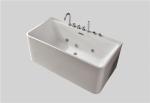Large Freestanding Reinforced Acrylic Soaking Tubs With Drainer 1800mm