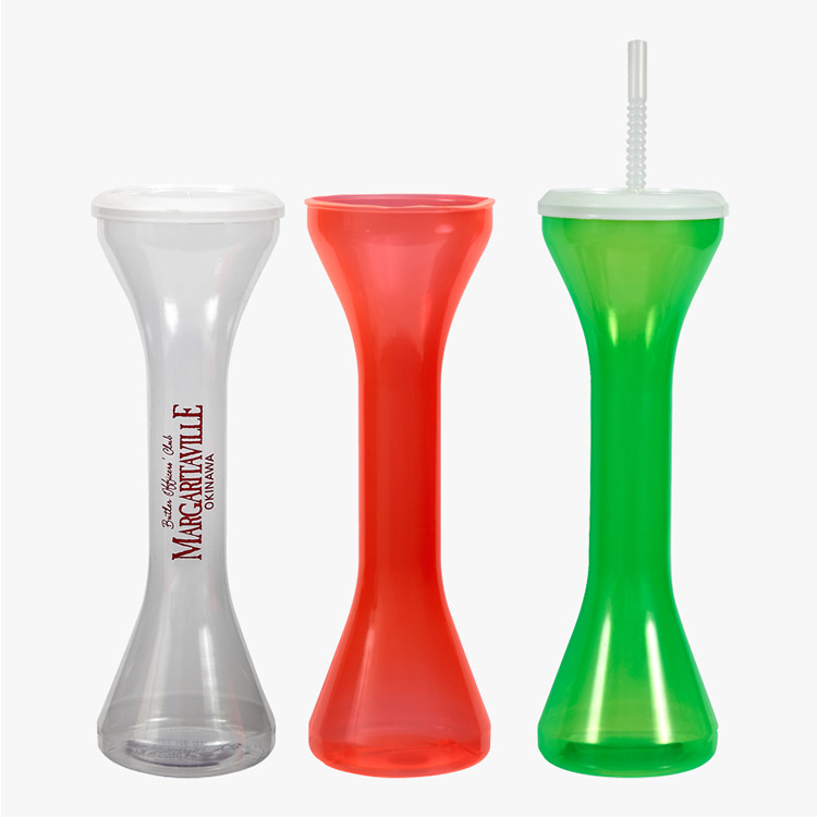 Food Grade Alien Yard Cups Shatterproof Plastic Yard Glass Dishwasher Safe